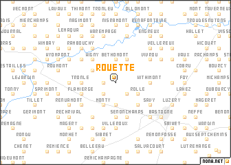 map of Rouette