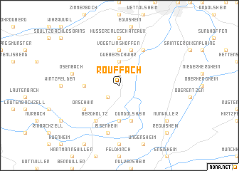 map of Rouffach