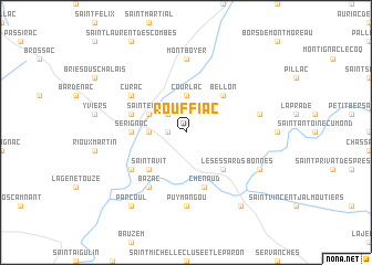 map of Rouffiac