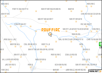 map of Rouffiac