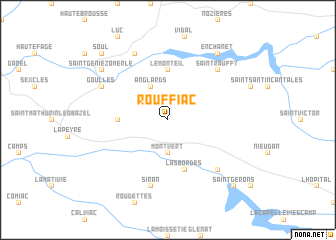 map of Rouffiac