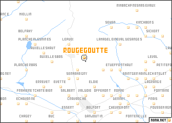 map of Rougegoutte