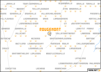 map of Rougemont