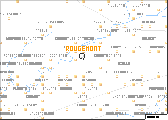 map of Rougemont