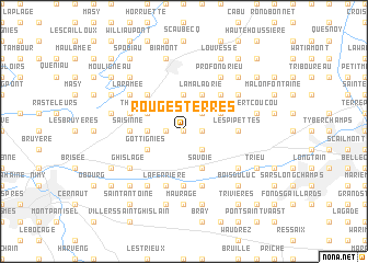 map of Rouges Terres