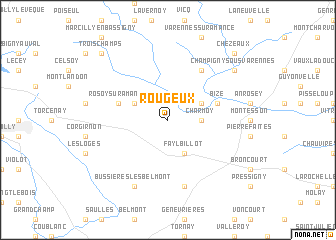 map of Rougeux