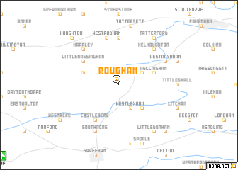 map of Rougham