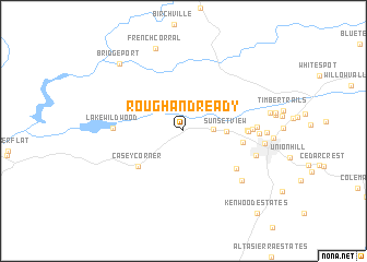 map of Rough and Ready