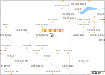 map of Rougougwa