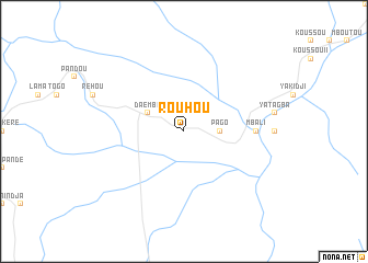 map of Rouhou