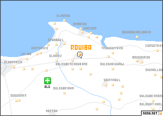 map of Rouiba