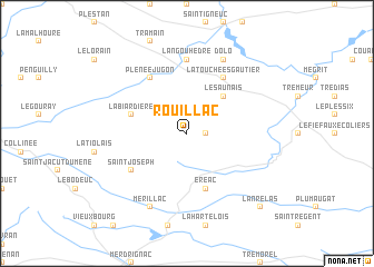 map of Rouillac