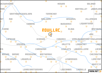 map of Rouillac