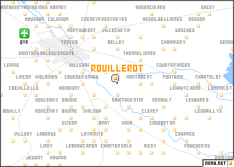 map of Rouillerot