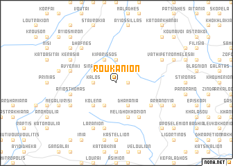 map of Roukánion