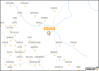 map of Rouka