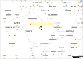 map of Rouko Foulbés