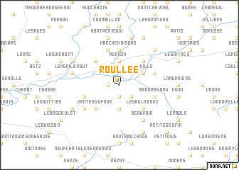 map of Roullée