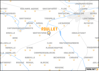 map of Roullet