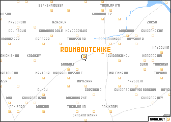 map of Roumbou Tchiké