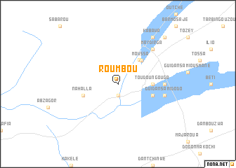 map of Roumbou