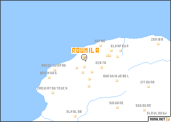 map of Roumila