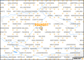 map of Roumont