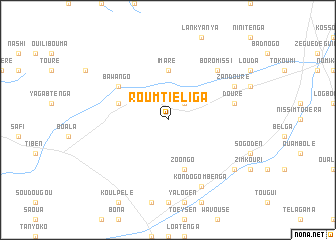 map of Roumtiéliga