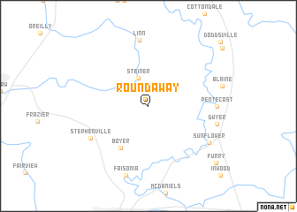map of Roundaway