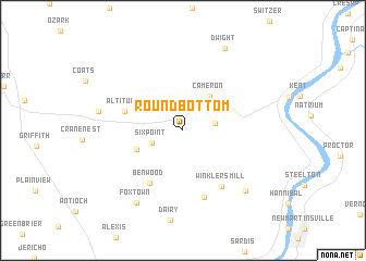 map of Round Bottom