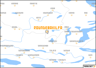 map of Roundé Bakilfa