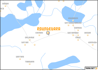 map of Rounde Dara