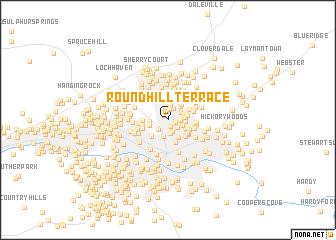 map of Round Hill Terrace