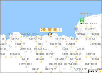 map of Round Hill