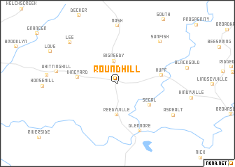 map of Roundhill