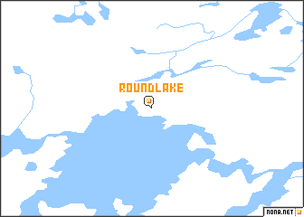 map of Round Lake