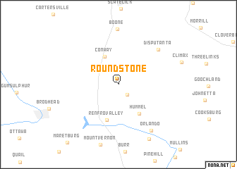 map of Roundstone