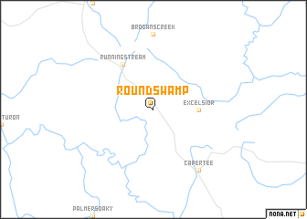 map of Round Swamp