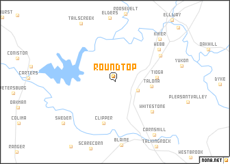 map of Roundtop