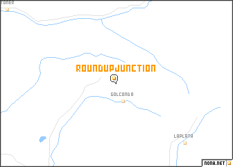 map of Roundup Junction