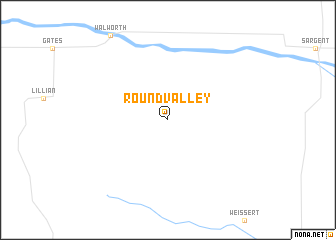 map of Round Valley