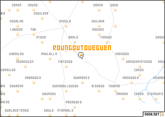 map of Roungoutouèguen