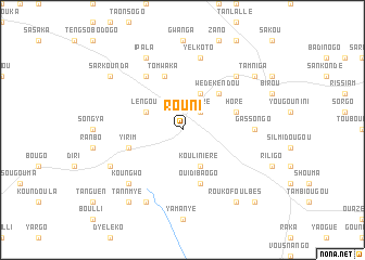 map of Rouni