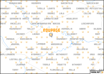 map of Roupage