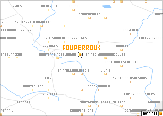map of Rouperroux