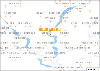 map of Rourebeau