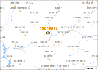 map of Rourebel