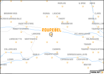 map of Rourebel