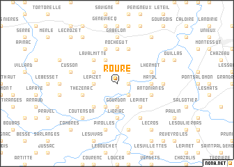 map of Roure