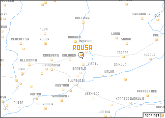 map of Rõusa